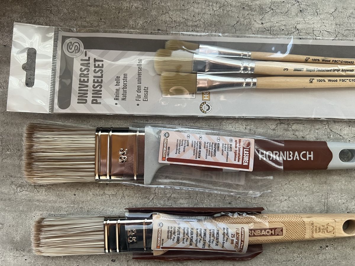 Pennelli: Universal Pinsel Set und Einzelpinsel – Nuovo (secondo la descrizione) da Stein AG venduto da Anastasia_Asya 1