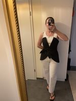 Schwarze stylische Corsage Gr.M