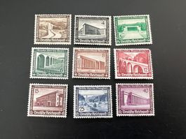 Deutsches Reich 1936  MiNr. 634-642 (5063)