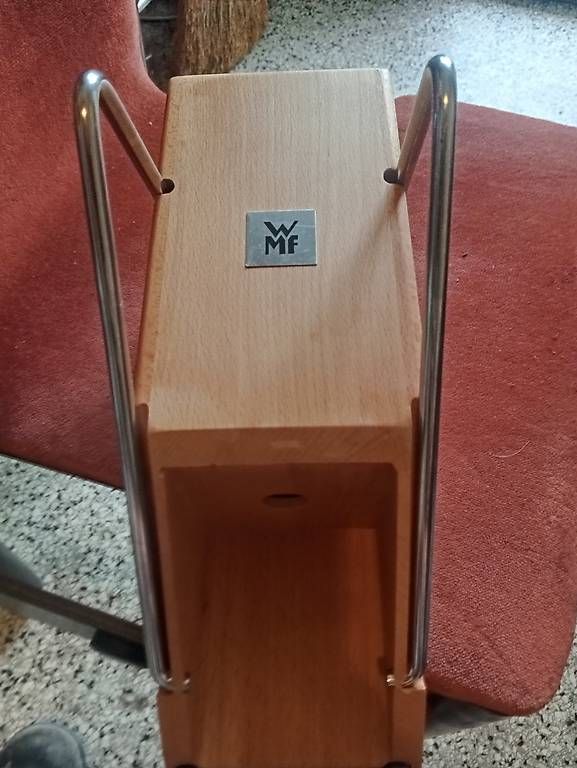 WMF Elettrodomestici da cucina: WMF Messerblock Holz Metall gebraucht – Usato da Basel venduto da Petergunn 2