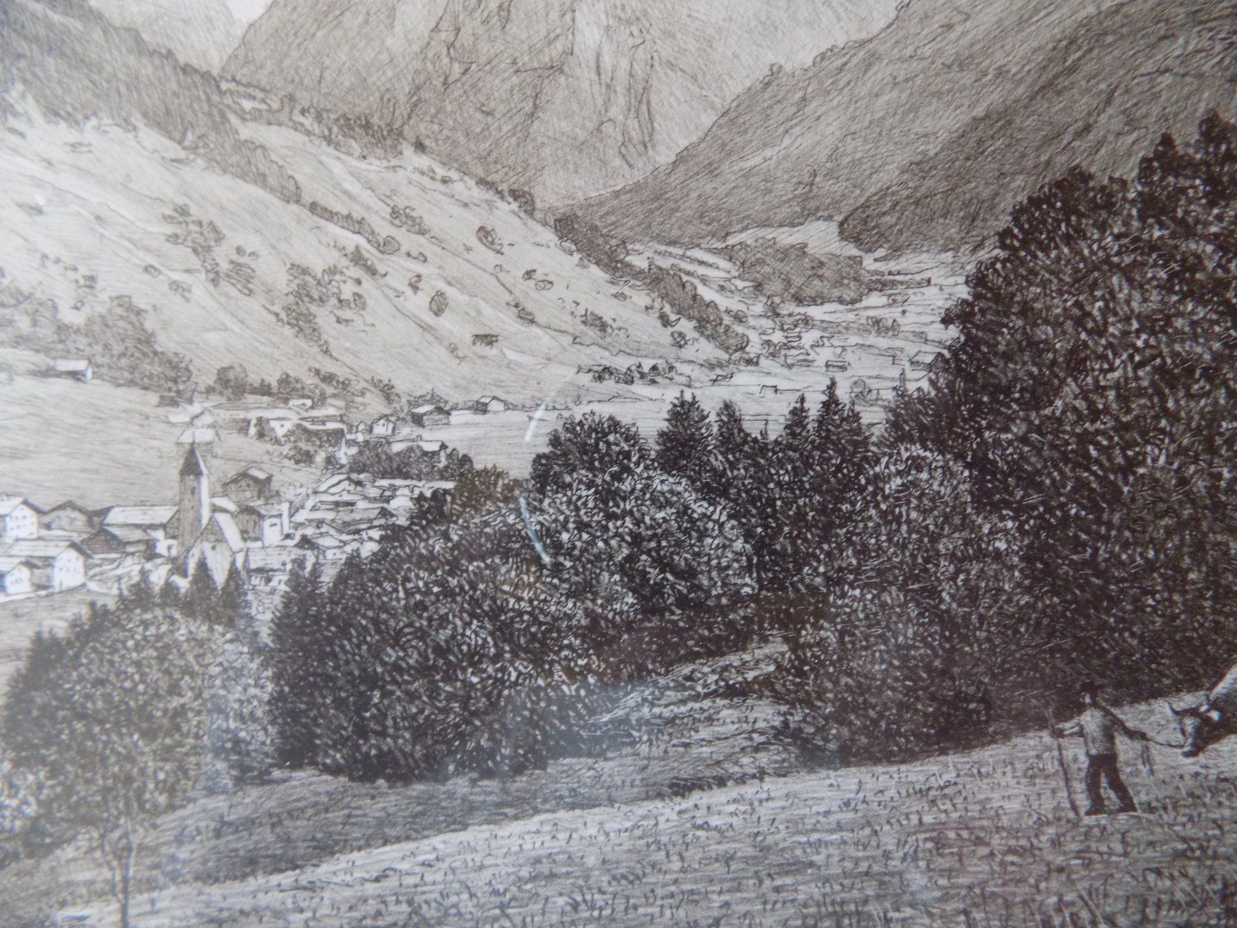 Grafiken & Lithographien: Klosters Lithographie – Gebraucht aus Risch von Antikfee 6