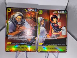 One Piece Promo cards IB-07 EN Silver Rayleigh & Shakuyaku