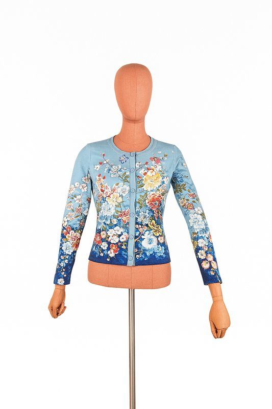 King Louie Giacche: King Louie Blumen Strickjacke – Usato da Urtenen-Schönbühl venduto da Restwert_Schoenbuehl 1