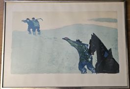 Hans Potthof (Zug) Zugerberg O.Litho sign. épreuve gerahmt