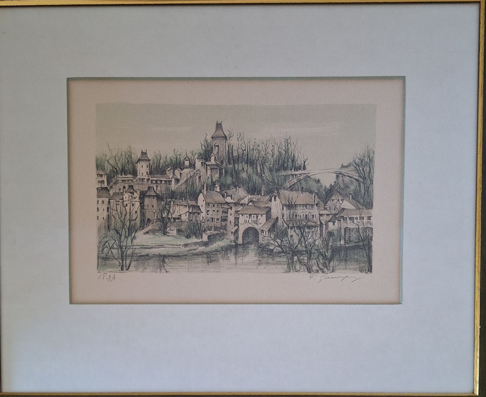Grafiken & Lithographien: lithographie contemporaine – Neu (gemäss Beschreibung) aus Granges-Paccot von jdo_5y68
