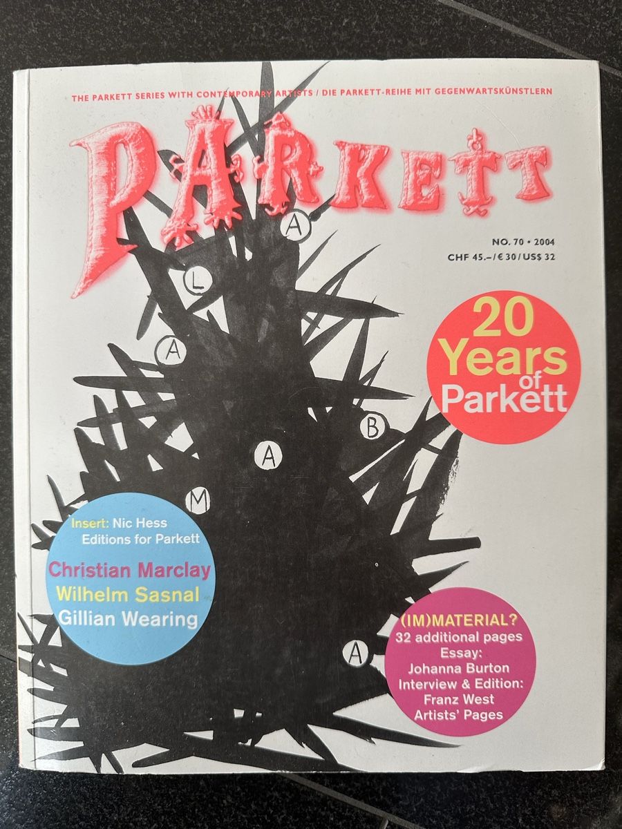 Libri: Parkett, No. 70, 2004 – Usato da Winterthur venduto da Blackbear1010