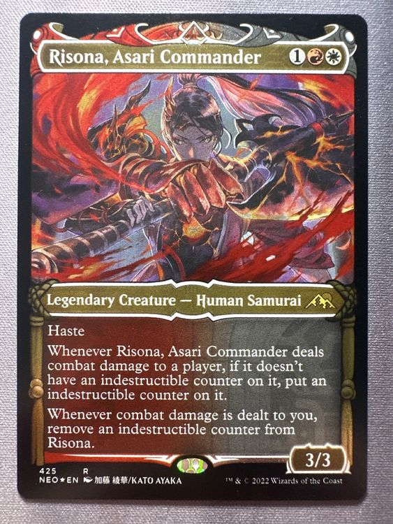 Risona, Asari Commander ETCHED FOIL Variant 425 Kamigawa Acheter sur