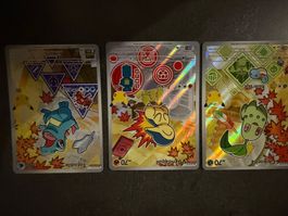 First Partner Serie 2 Chikorita Cydaquil Totodile