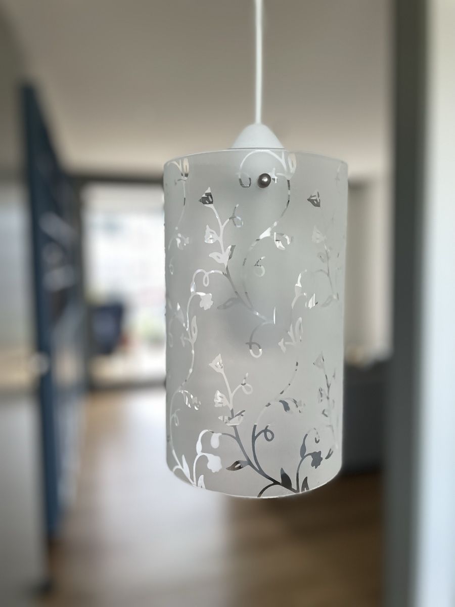 Lampade: Hängelampe mit Blumenmuster  – Usato da Zürich venduto da cpeckre 3