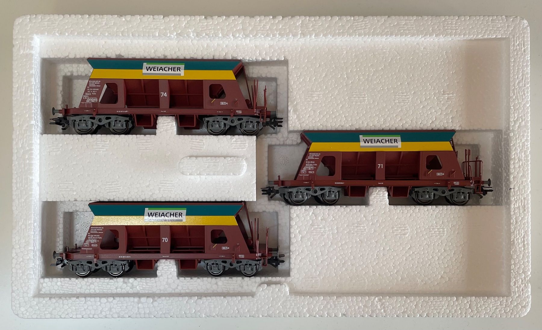 Märklin Modellini di ferrovie: Märklin 46332 Weiacherkies-Wagenset – Usato da Blumenstein venduto da Ritschi 1