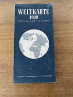Weltkarte 1939 – Kümmerly & Frey Bern – Original