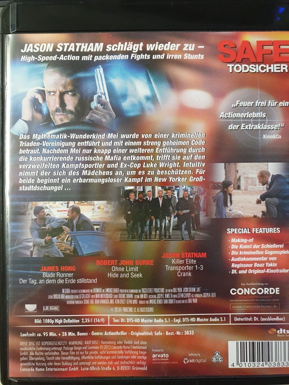 Tutti i DVDs: Blu-ray Safe Todsicher – Usato da Eiken venduto da Lashar 1