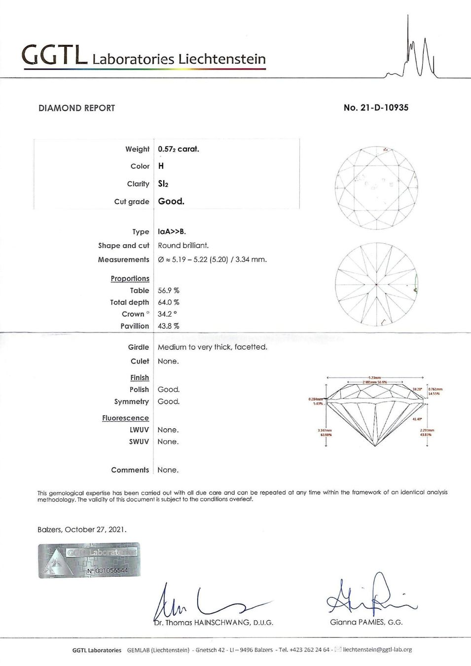 Ciondoli: Diamant Anhänger – Usato da Zürich venduto da Vintage-Jewellery 5