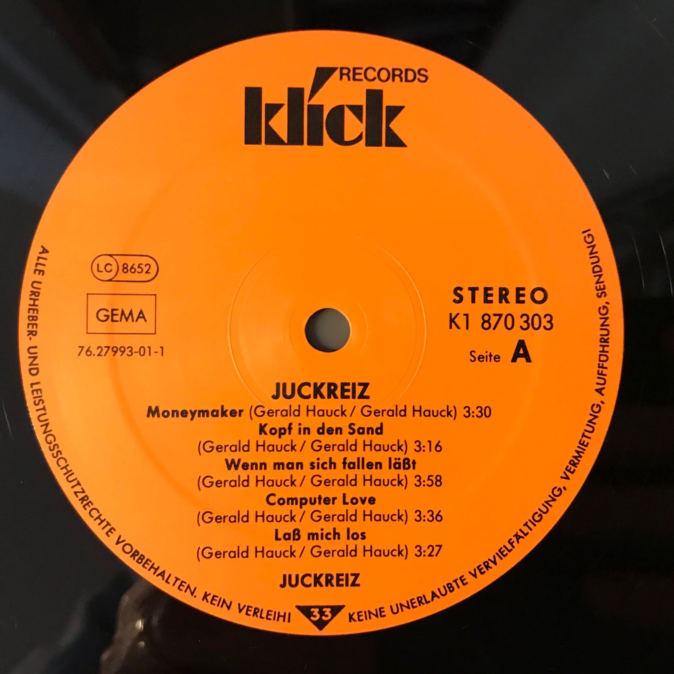 Dischi in vinile: Juckreiz - Same – Usato da Aesch BL venduto da BlueMusicRecords 2