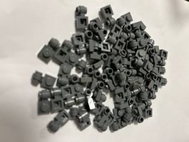 LEGO 100x Platte 1x1 mit Rohrclip (4081)
