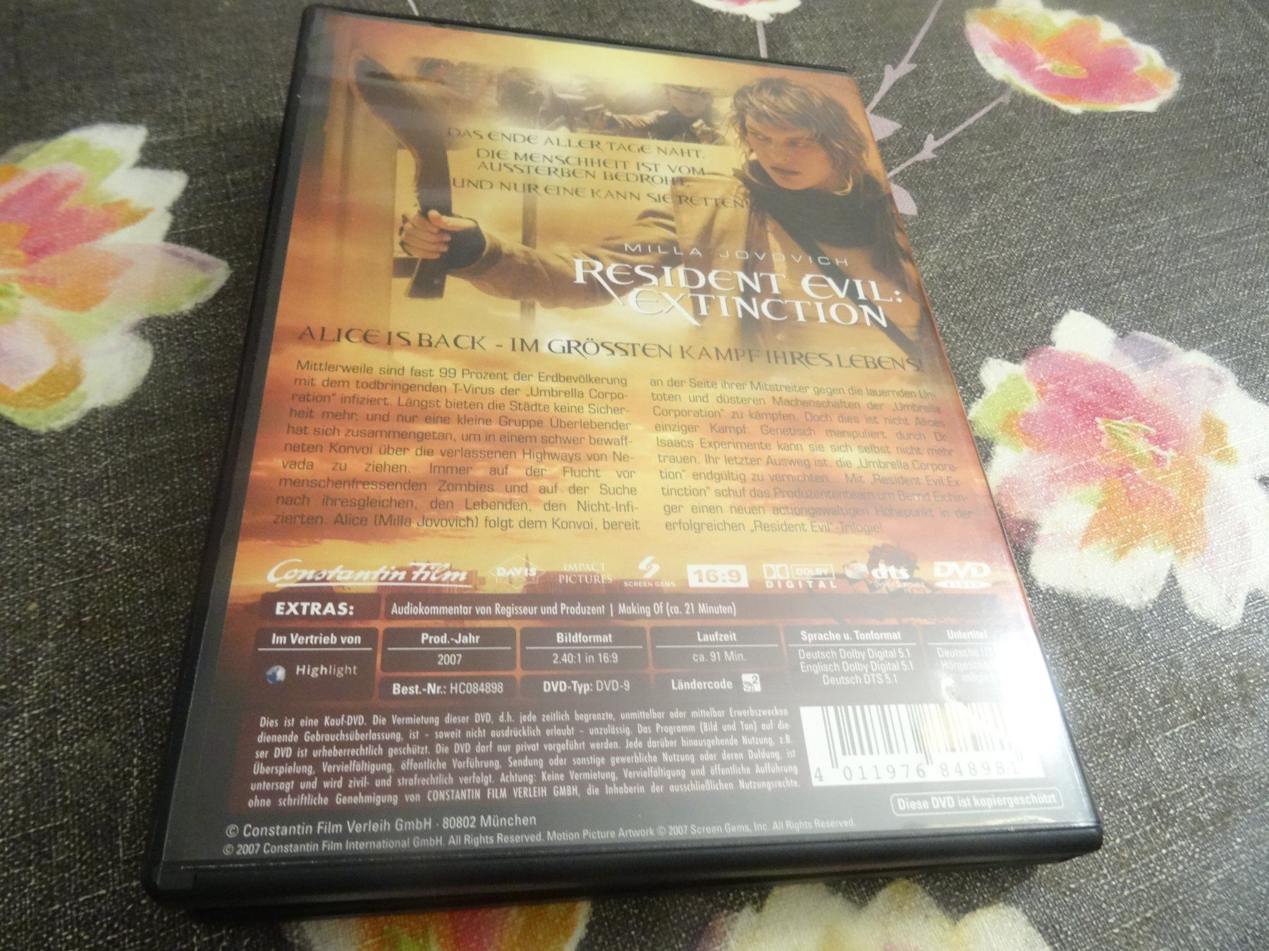 Tutti i DVDs: Resident Evil - Extinction DVD – Usato da Olten venduto da Disc-Verkauf 2
