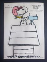 Autocollant Snoopy (22.5cm x 32.5cm)