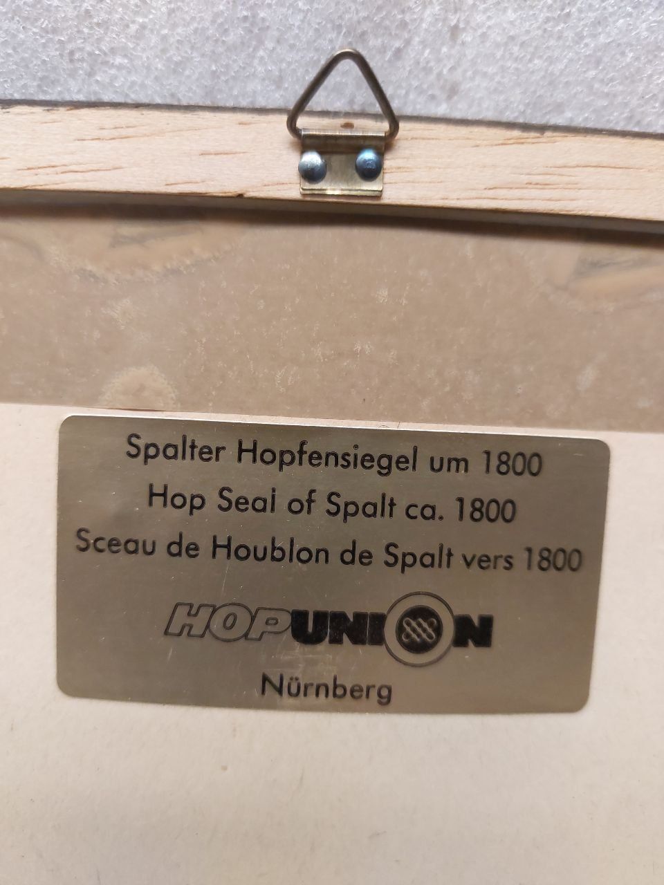 Tableaux: Spalter Hopfensiegel-Gemälde, Nürnberg – D'occasion à Pambio Noranco par TREBORLOP 3