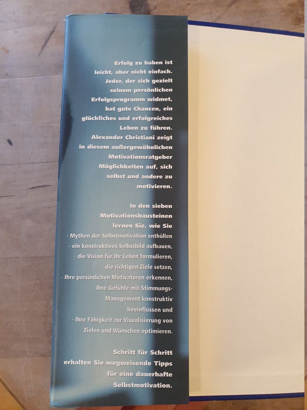 Bücher: Weck den Sieger in dir! Alexander Christiani Gabler – Gebraucht aus Zürich von loosebone 1