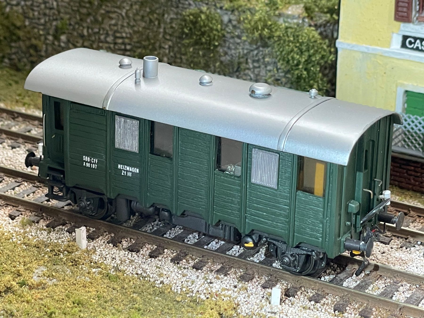 Pocher Modellini di ferrovie: Pocher Dampfheizwagen – Usato da Krummenau venduto da ferrotech 5