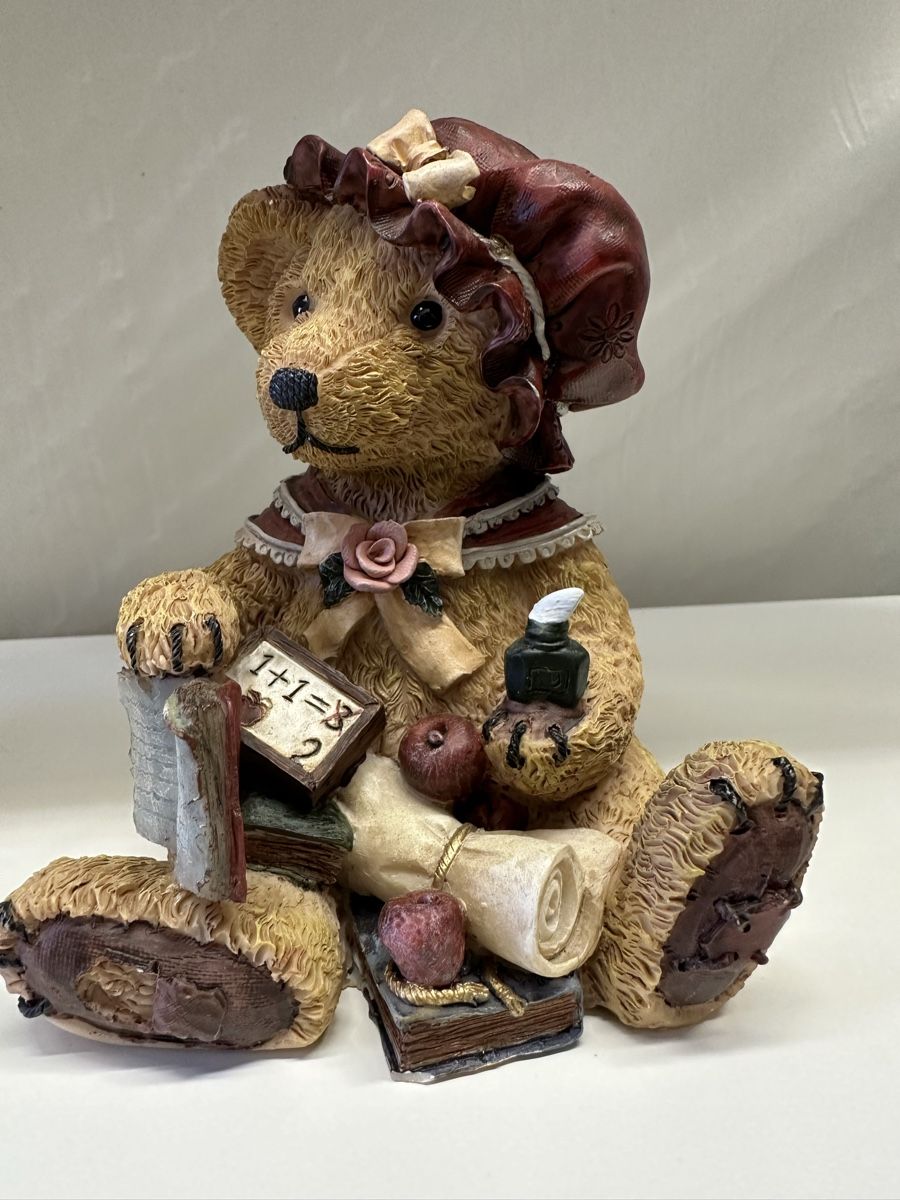 Statuette: Vintage Cherison Teddy Härz Bären – Nuovo e nell'imballaggio originale da Frümsen venduto da Swissline90 1