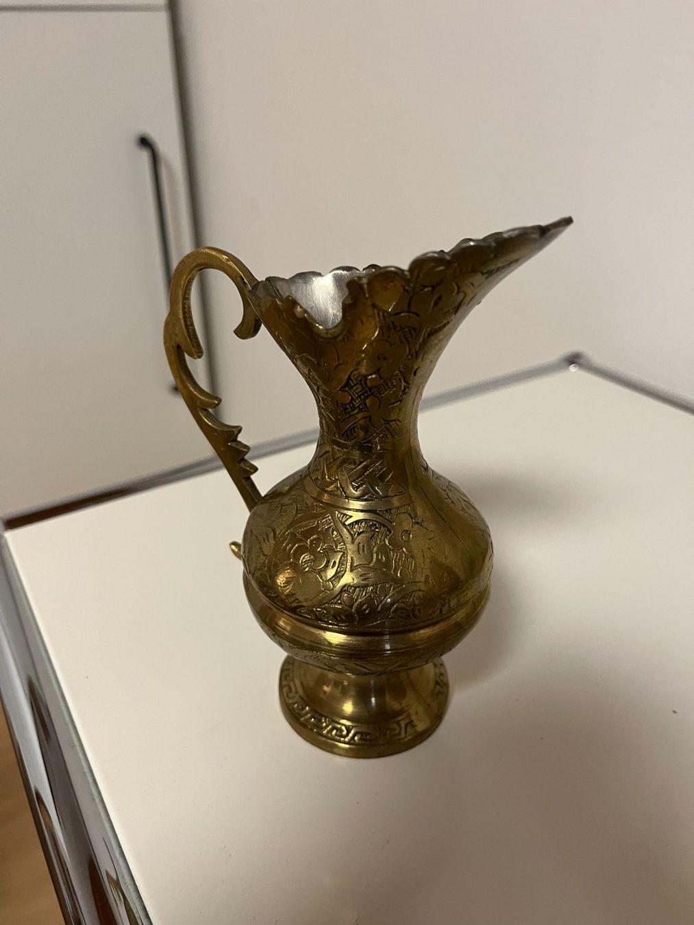 Caraffe: Messing Krug und 6 Becher – Usato da Dintikon venduto da Redgar58 1