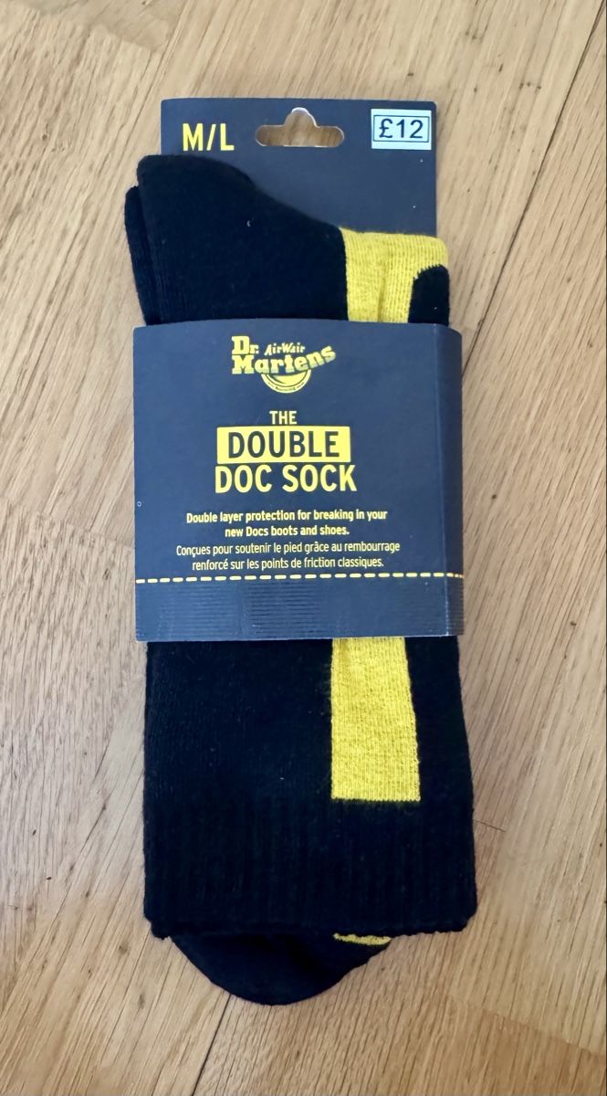 Calze: Dr. Martens Socken: The Double Doc Sock – Nuovo e nell'imballaggio originale da Basel venduto da superbusi
