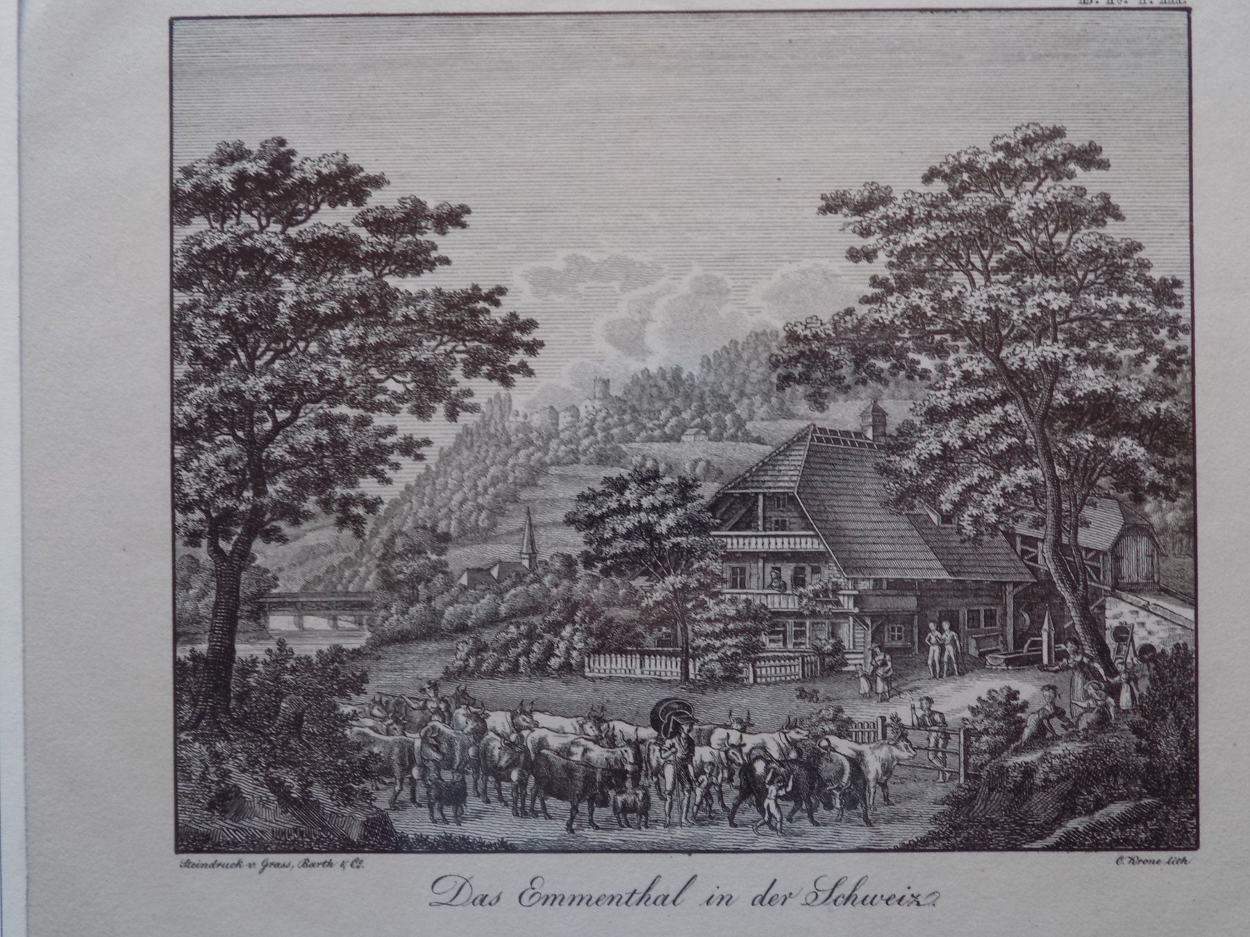 Gravures: Lützelflüh Brandis Emmental selten – D'occasion à Risch par Antikfee 1