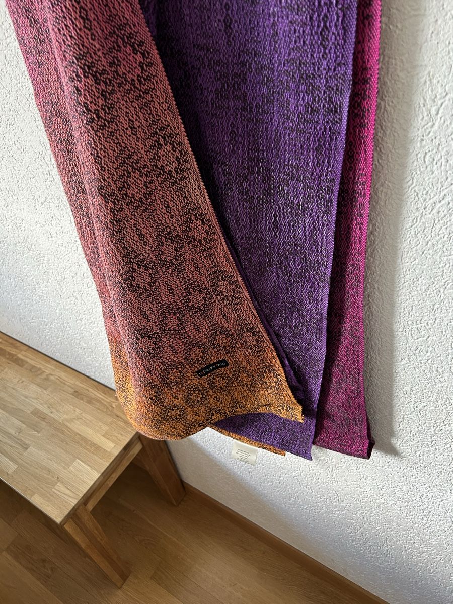 Marsupi portabebè: Rainbow Frog - Tragetuch Handgewoben 🌈 – Usato da Stettlen venduto da MimiMaus_ 1