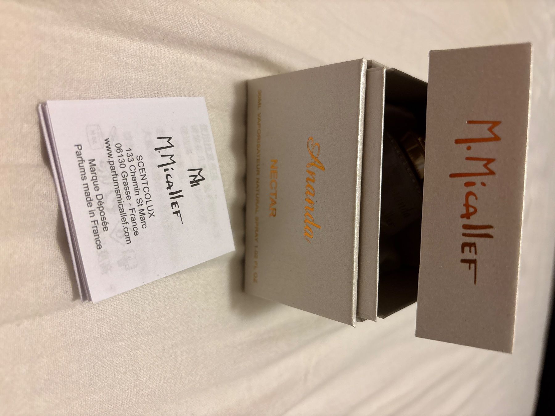 Profumi & Eau de Toilette: M.Micallef Ananda Nectar – Nuovo e nell'imballaggio originale da Winterthur venduto da elisaK 3