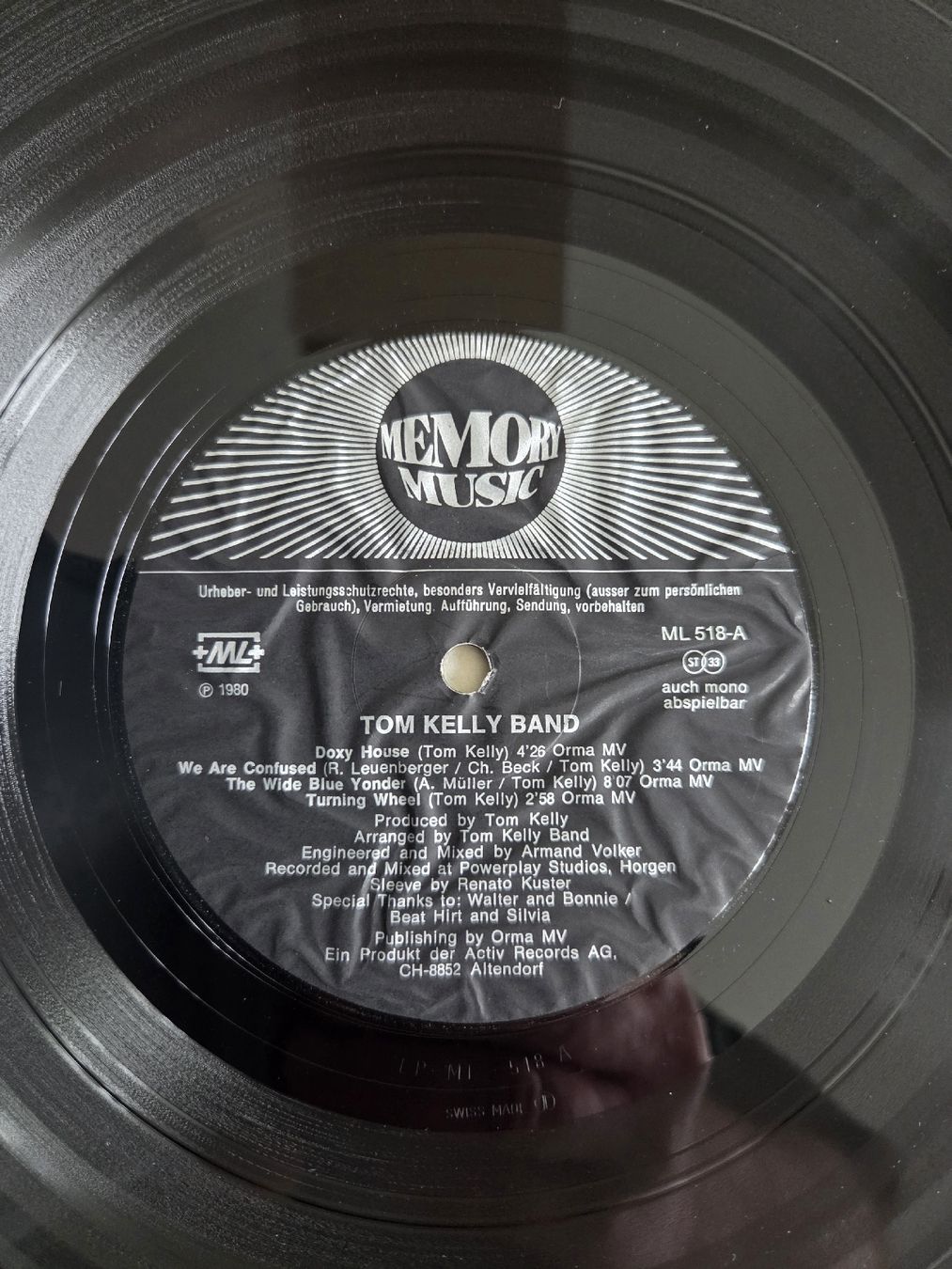 Dischi in vinile: LP Tom Kelly Band Breakdown – Usato da Lyss venduto da BMM74 2