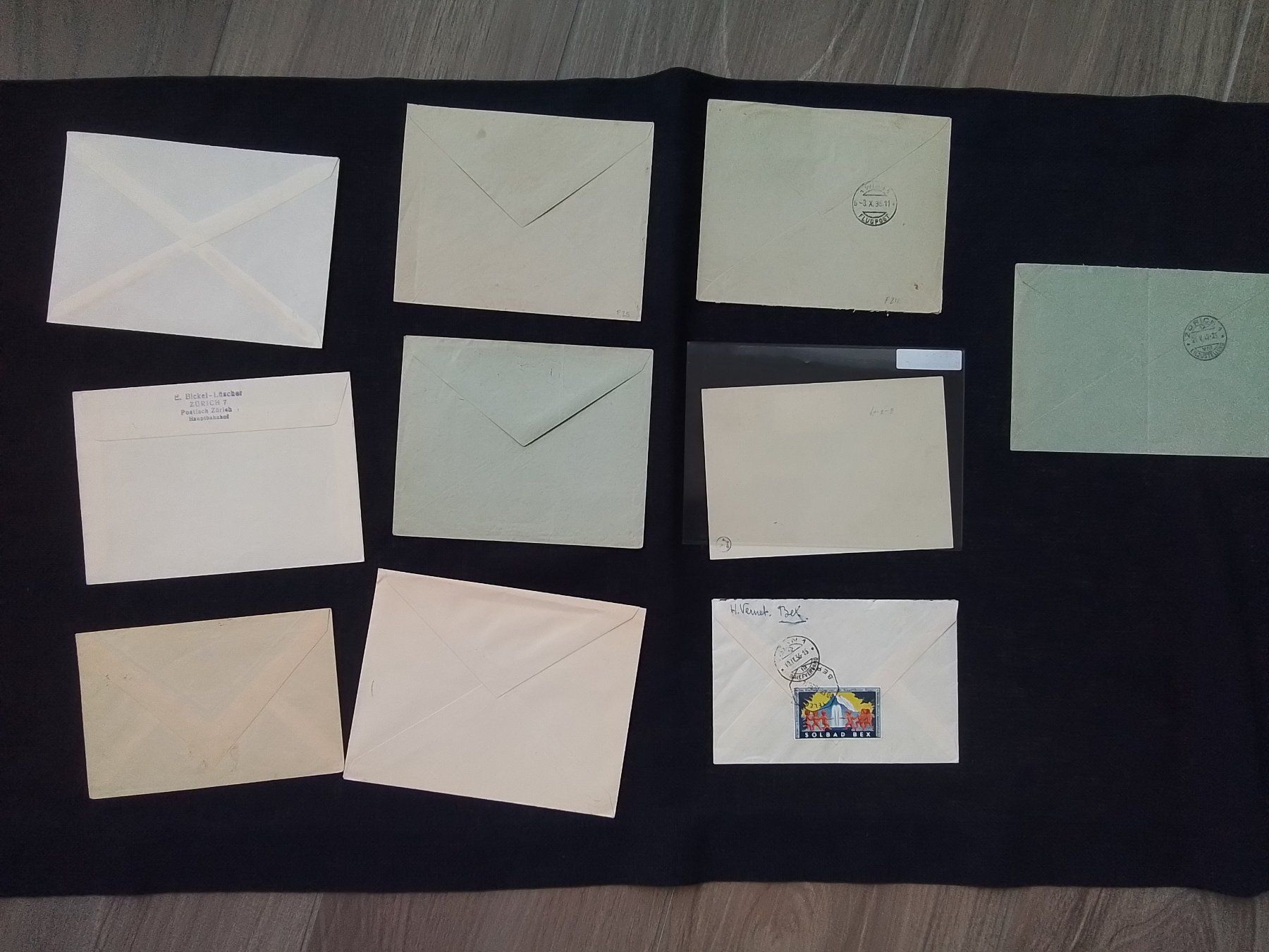 Tutti i francobolli: Lot 2 Flugpost ( 10 Belege ) – Usato da Reichenburg venduto da Pipo-67 6