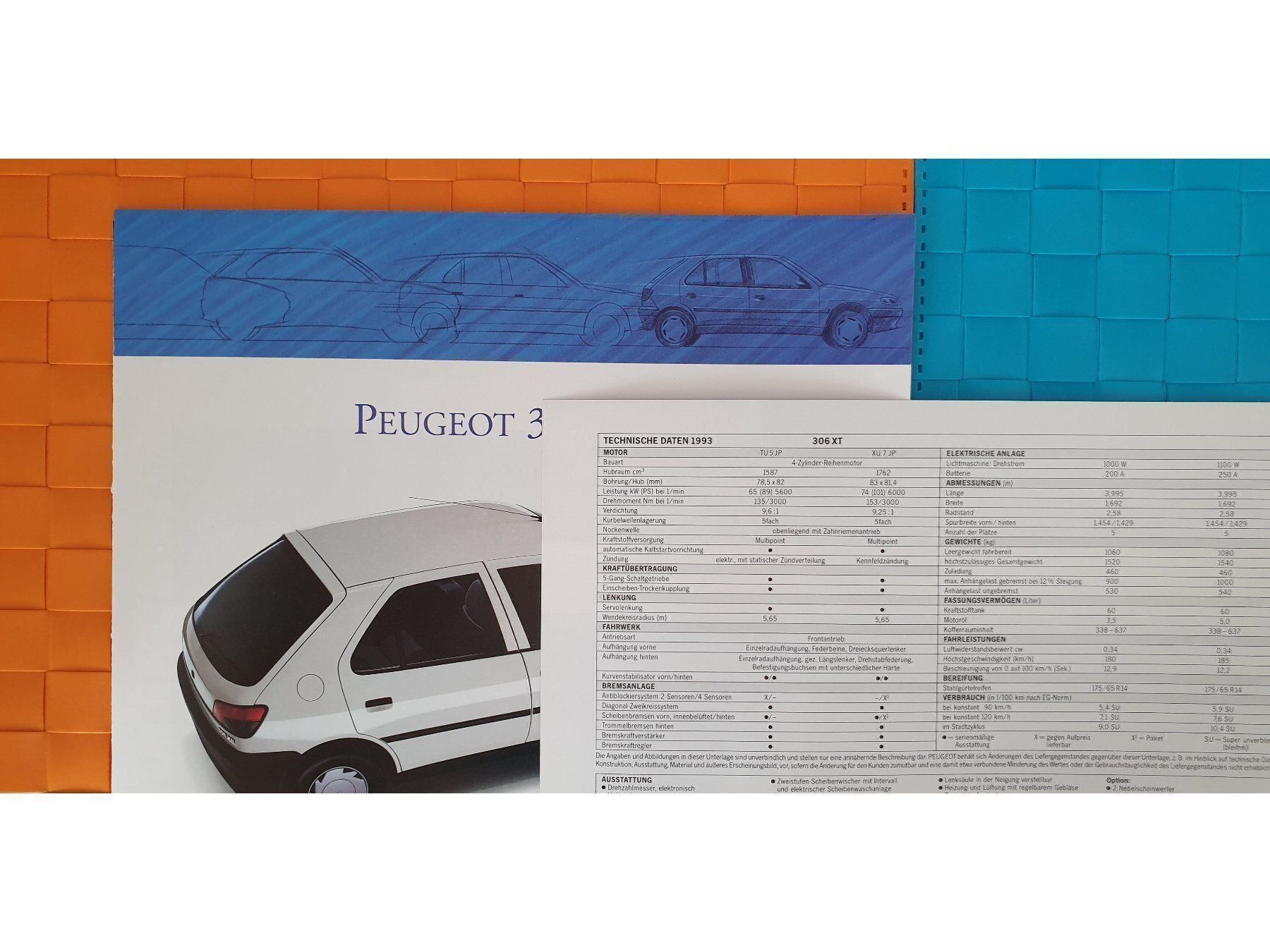 Riviste & Magazine: PEUGEOT 306 - Prospekt / Katalog – Usato da Viganello venduto da CARLiteratur 7