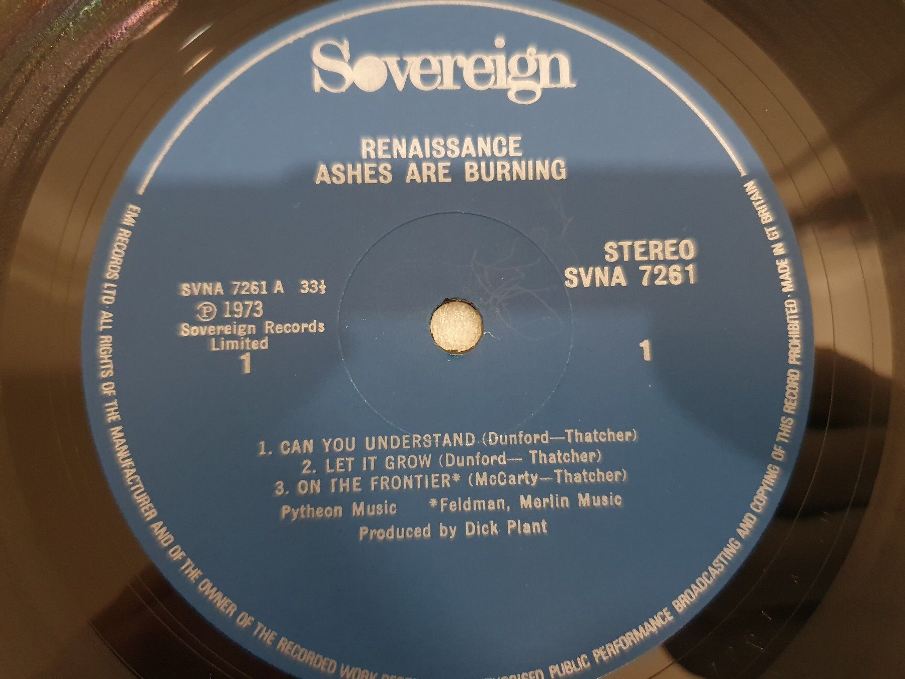 Schallplatten: Renaissance – Ashes Are Burning – Gebraucht aus Uster von Vinyl-Leidenschaft 4