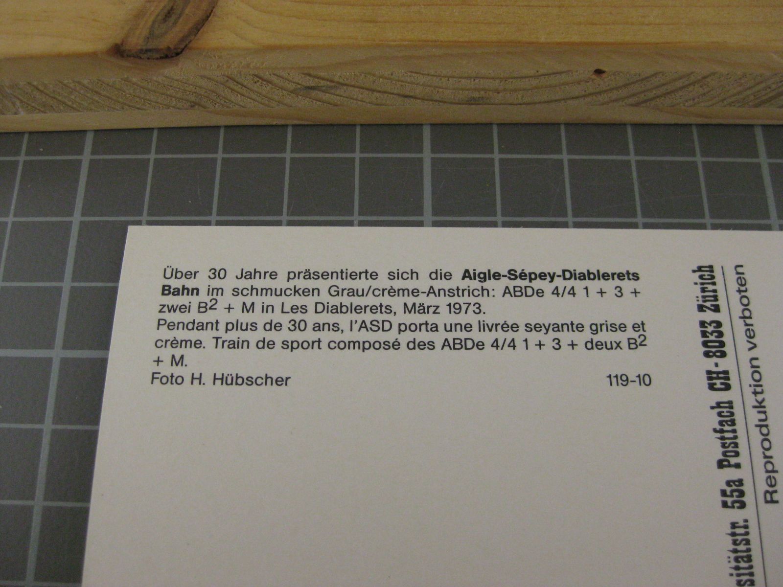 Cartoline postali: AK Les Diablerets mit Zug  – Nuovo (secondo la descrizione) da Malters venduto da Marosko 2