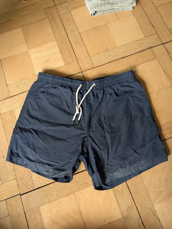 Günstige Badehose Gr. S dunkelblau