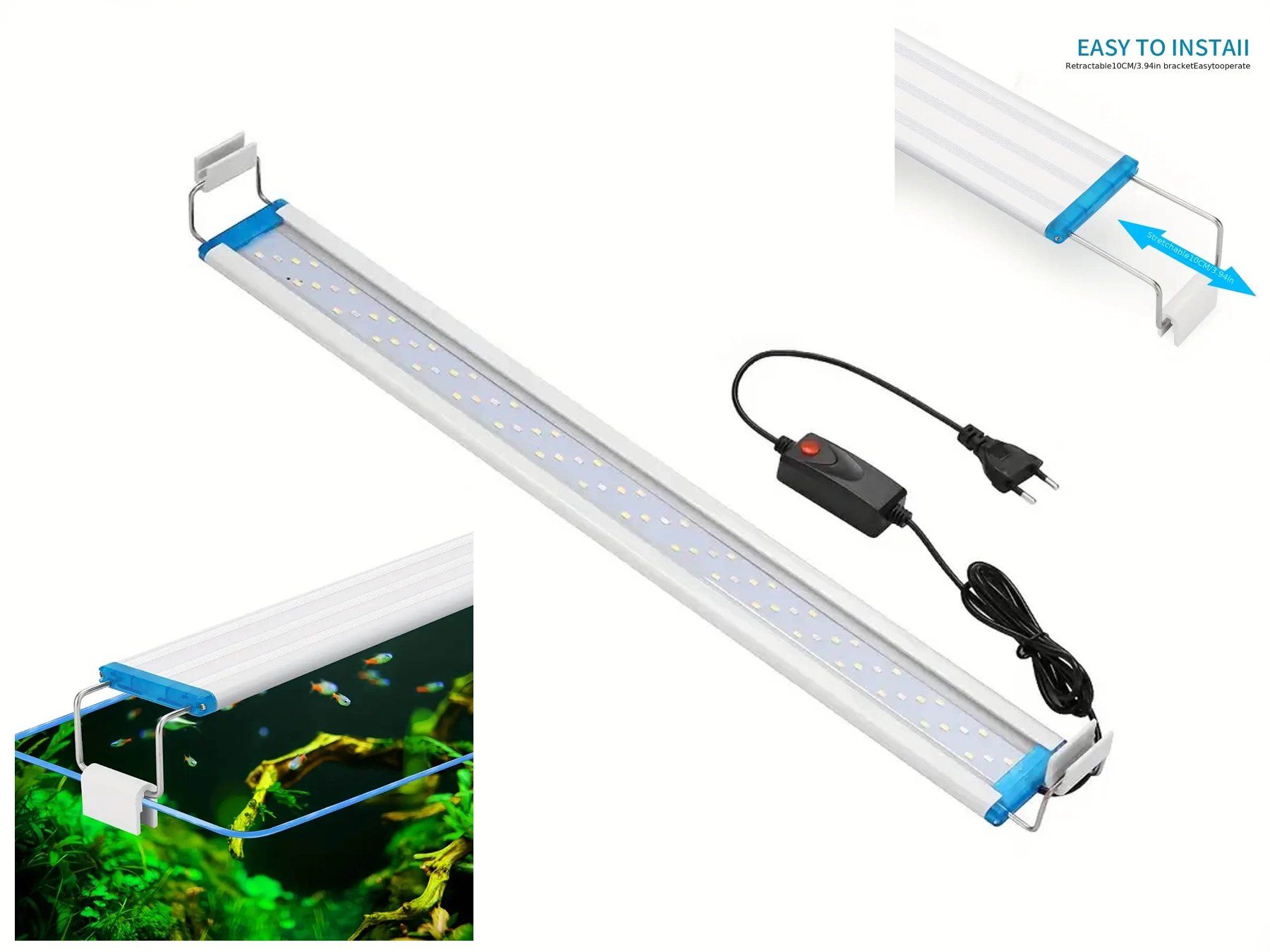 Lampade: LED-Aquariumleuchte-22.8 Zoll/58CM – Nuovo e nell'imballaggio originale da moosseedorf venduto da RTN10