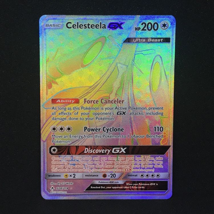 Celesteela Rainbow Secret Rare Pokemon Bamboiselle/Kaguron (Neu