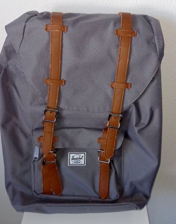 Herschel Little America Rucksack Grau – Top Zustand & Laptop