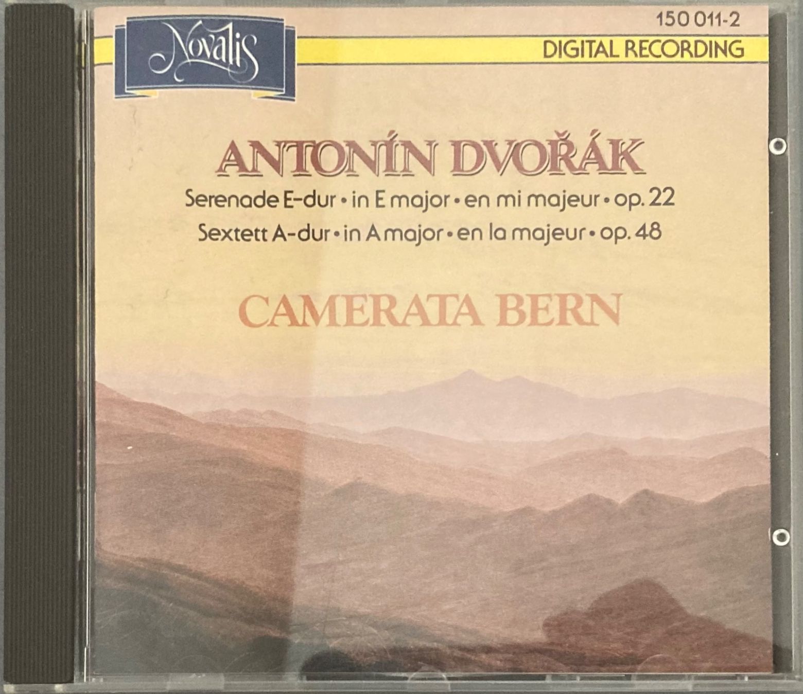 CDs: ANTONIN DVORAK.... - SERENADE E-DUR.... – D'occasion à Poliez-Pittet par Newtown-Records