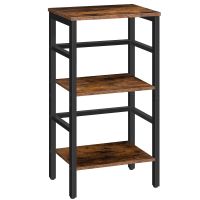 Leiterregal Bücherregal Standregal 3 Ebenen Metallrahmen