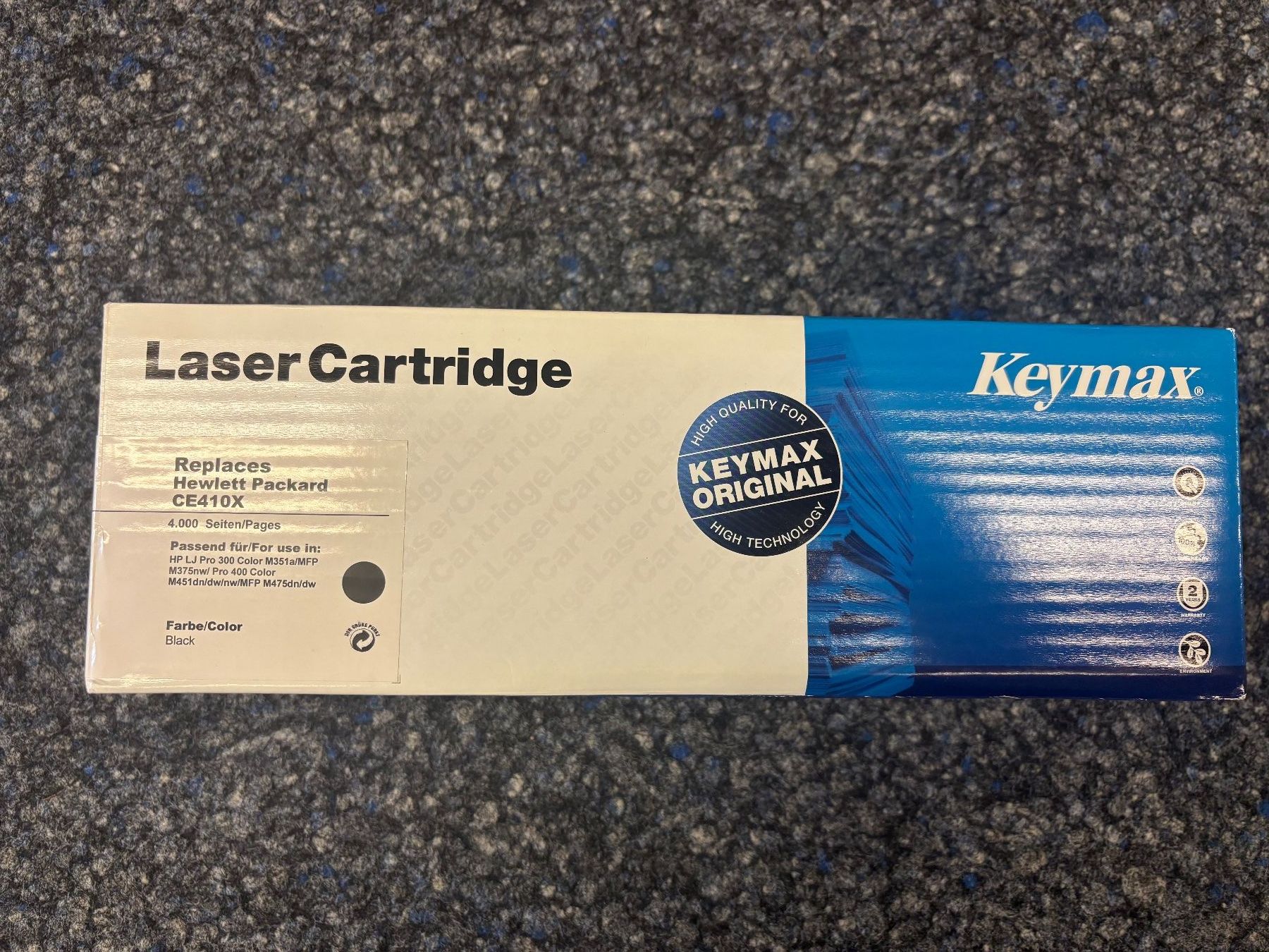 Druckerpatronen & Toner: Keymax Toner CE410X schwarz neu – Neu und originalverpackt aus Aarau von ric_j2fq