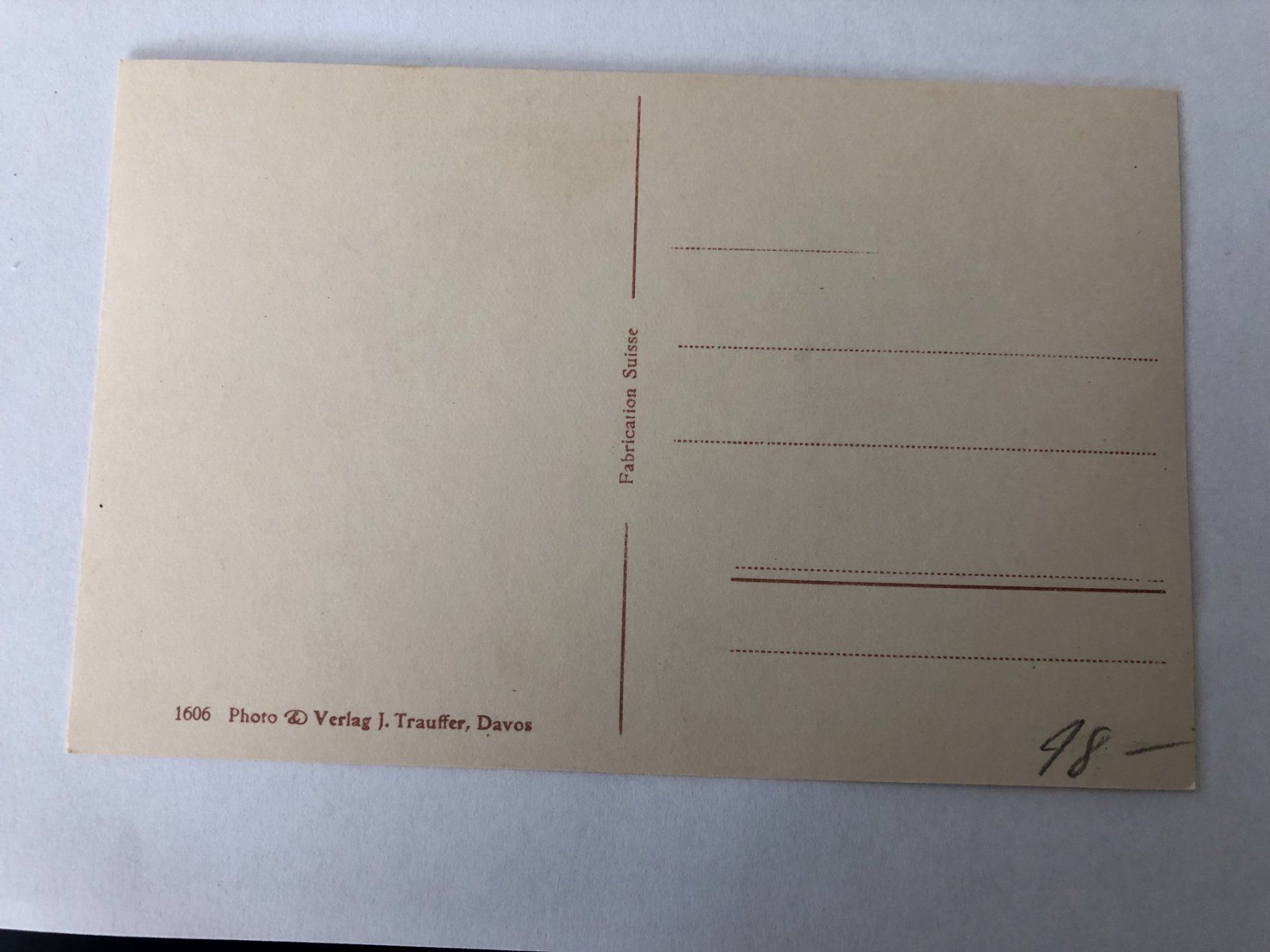 Cartoline postali: Alvaneu Bad - Albulatal – Usato da Pfäffikon ZH venduto da Waltoversand 1