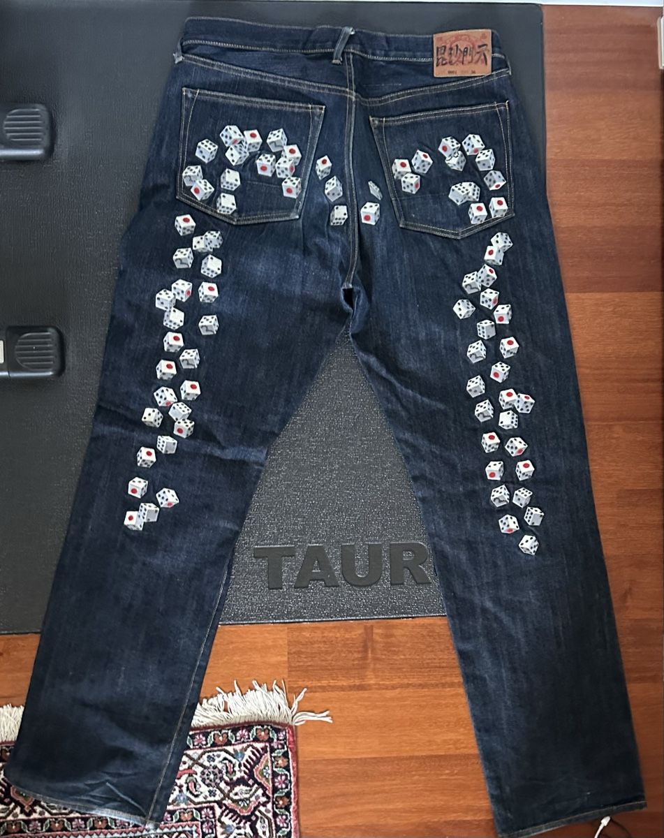 Evisu Jeans: EXTREM SELTENES Evisu "Dice Denim" / RARE Evisu Dice Denim – Usato da Thalwil venduto da bqazus