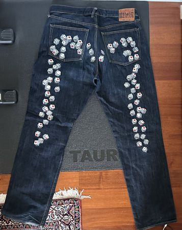 EXTREM SELTENES Evisu "Dice Denim" / RARE Evisu Dice Denim