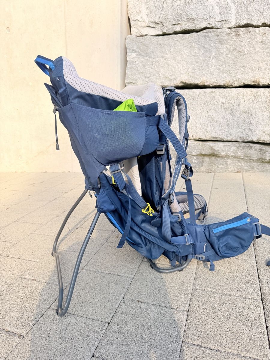 Deuter Marsupi portabebè: Deuter Kid Comfort Kindertrage, blau – Usato da Oberengstringen venduto da wel_f8g7 1
