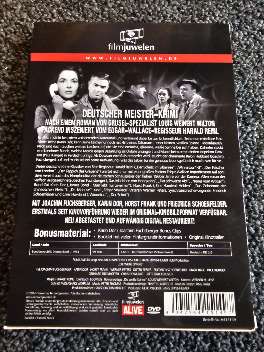 Tutti i DVDs: Die Weisse Spinne (22477) – Usato da Ruswil venduto da jan_bxl5 1