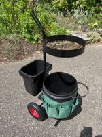Gartenwagen mit Einsätzen, ideal für den Frühlings-Garten!