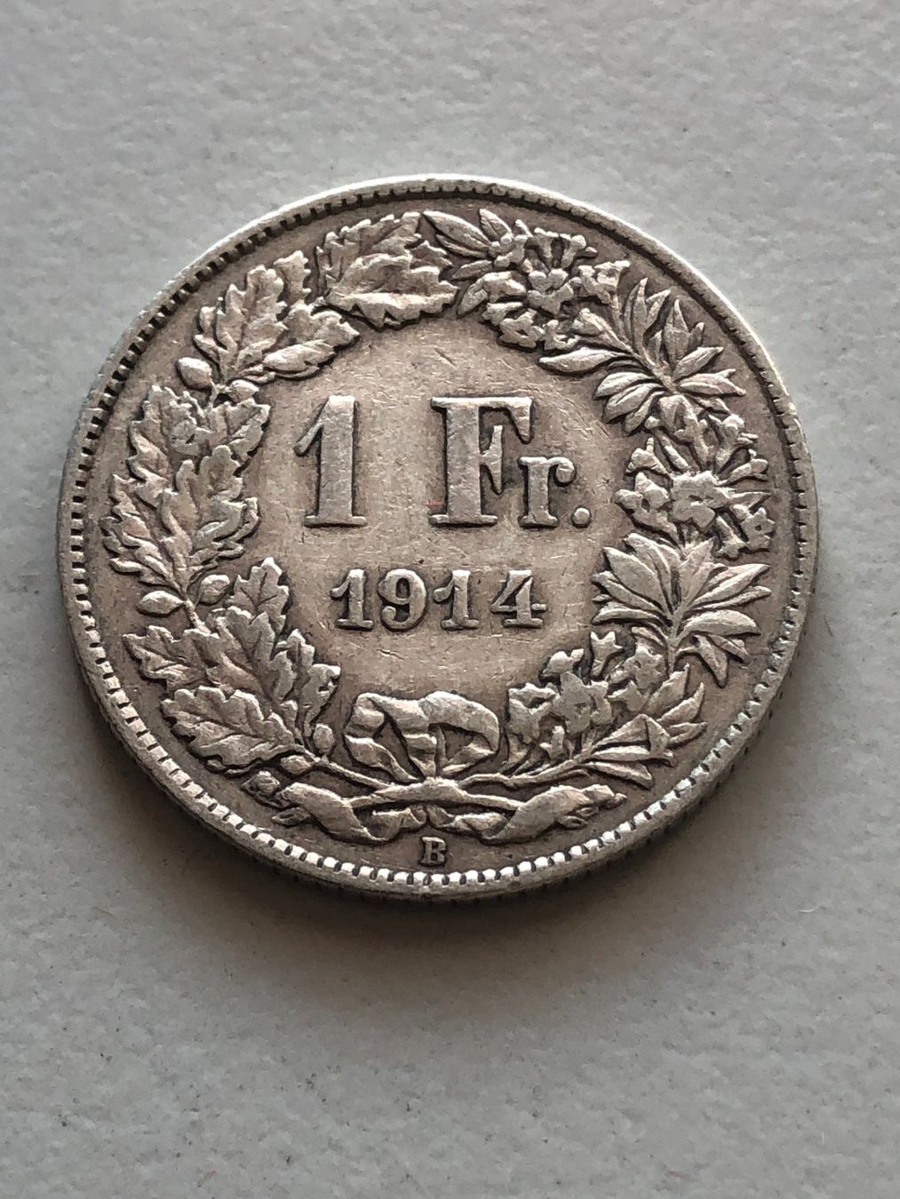 Tutti le monete: 1 Fr. 1914 – Usato da Schötz venduto da Odpa