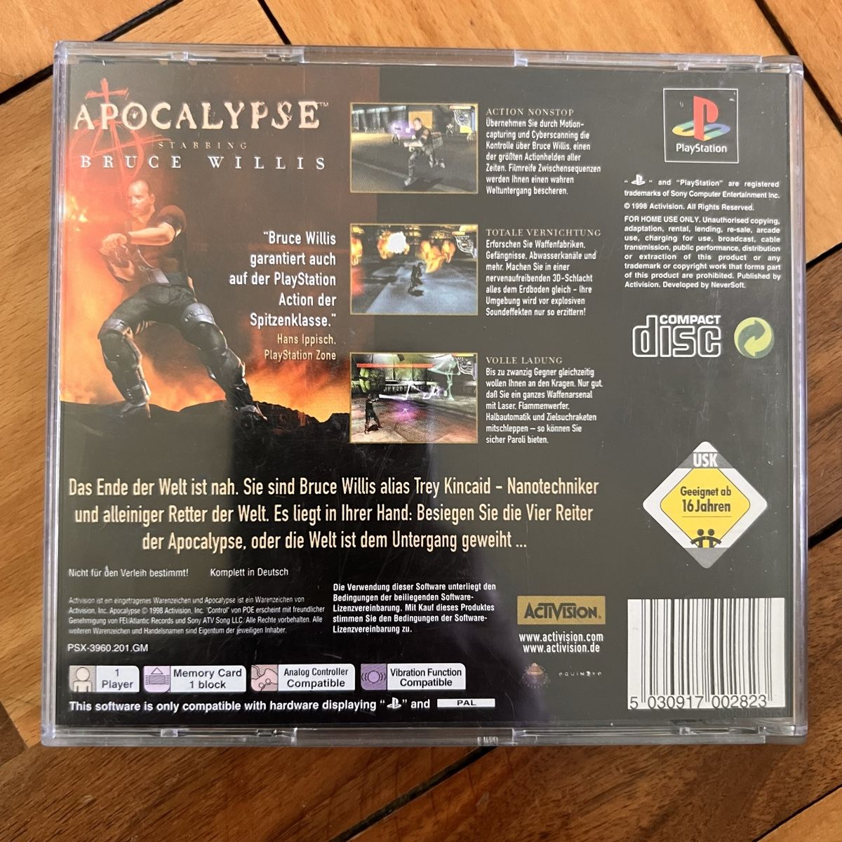 Sony Giochi: Apocalypse Playstation 1 Spiel Bruce Willis – Usato da St. Gallen venduto da el_Muro 1